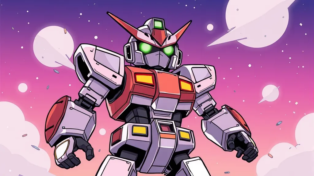 Robot dessin animé