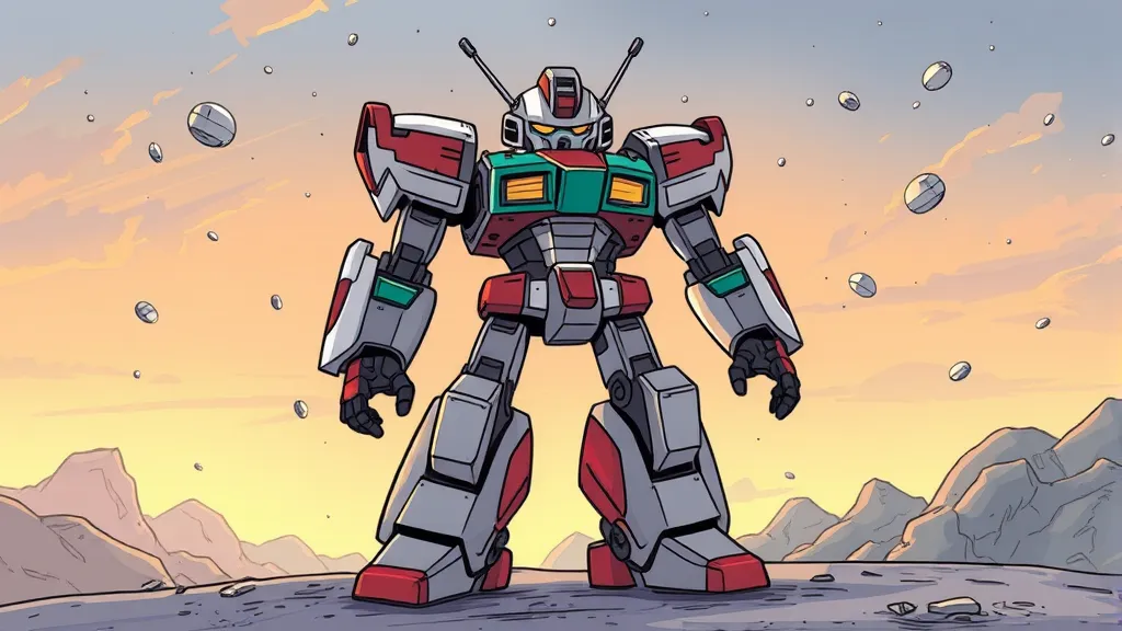 robot dessin animé