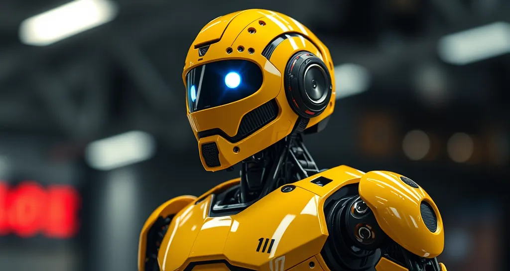 robot jaune