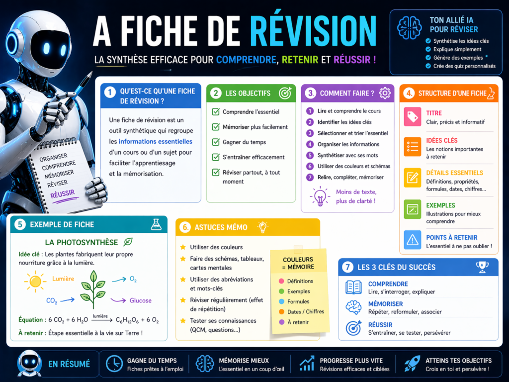 ia fiche de révision​