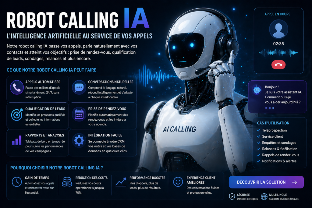 robot calling ia​